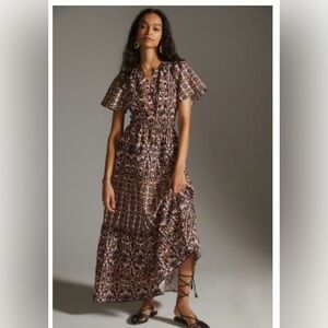 Anthropologie Somerset Maxi Dress. Size L. Multicolored.